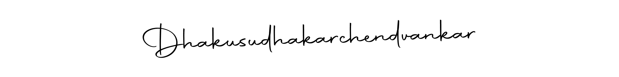 How to make Dhakusudhakarchendvankar name signature. Use Autography-DOLnW style for creating short signs online. This is the latest handwritten sign. Dhakusudhakarchendvankar signature style 10 images and pictures png