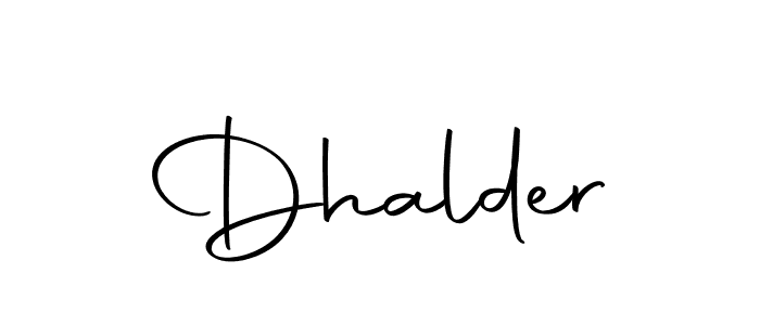 How to make Dhalder name signature. Use Autography-DOLnW style for creating short signs online. This is the latest handwritten sign. Dhalder signature style 10 images and pictures png