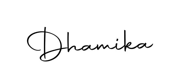 Similarly Autography-DOLnW is the best handwritten signature design. Signature creator online .You can use it as an online autograph creator for name Dhamika. Dhamika signature style 10 images and pictures png
