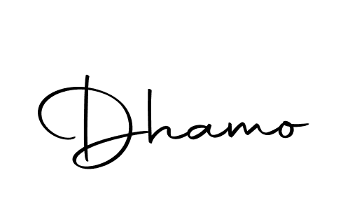How to make Dhamo signature? Autography-DOLnW is a professional autograph style. Create handwritten signature for Dhamo name. Dhamo signature style 10 images and pictures png