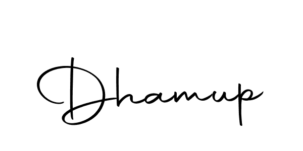 Make a beautiful signature design for name Dhamup. Use this online signature maker to create a handwritten signature for free. Dhamup signature style 10 images and pictures png