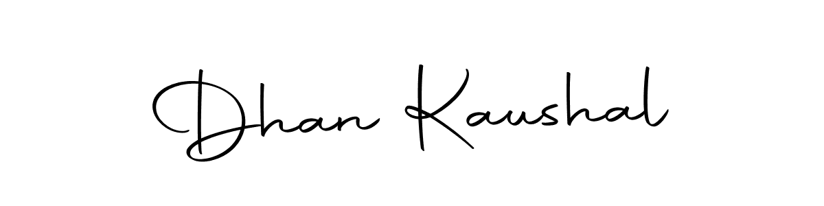 Make a beautiful signature design for name Dhan Kaushal. With this signature (Autography-DOLnW) style, you can create a handwritten signature for free. Dhan Kaushal signature style 10 images and pictures png