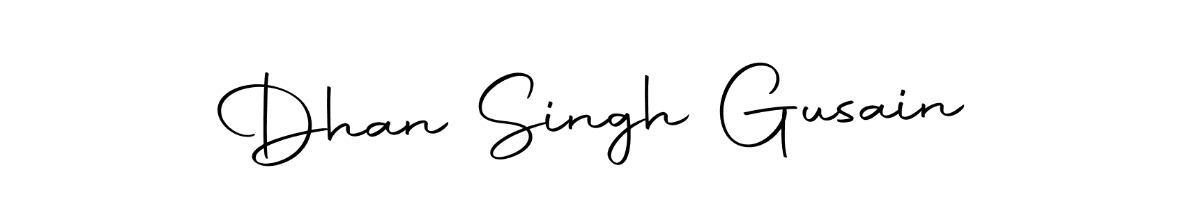 Create a beautiful signature design for name Dhan Singh Gusain. With this signature (Autography-DOLnW) fonts, you can make a handwritten signature for free. Dhan Singh Gusain signature style 10 images and pictures png