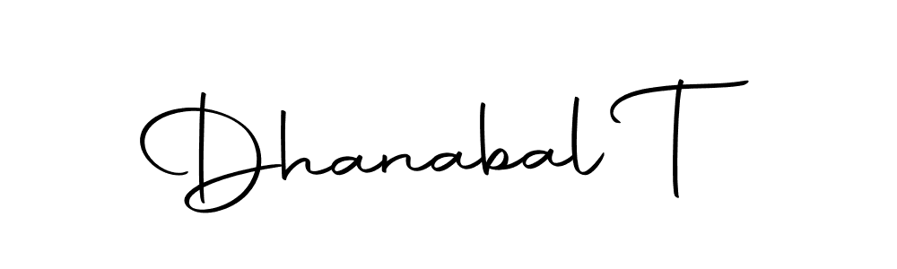 How to Draw Dhanabal T signature style? Autography-DOLnW is a latest design signature styles for name Dhanabal T. Dhanabal T signature style 10 images and pictures png