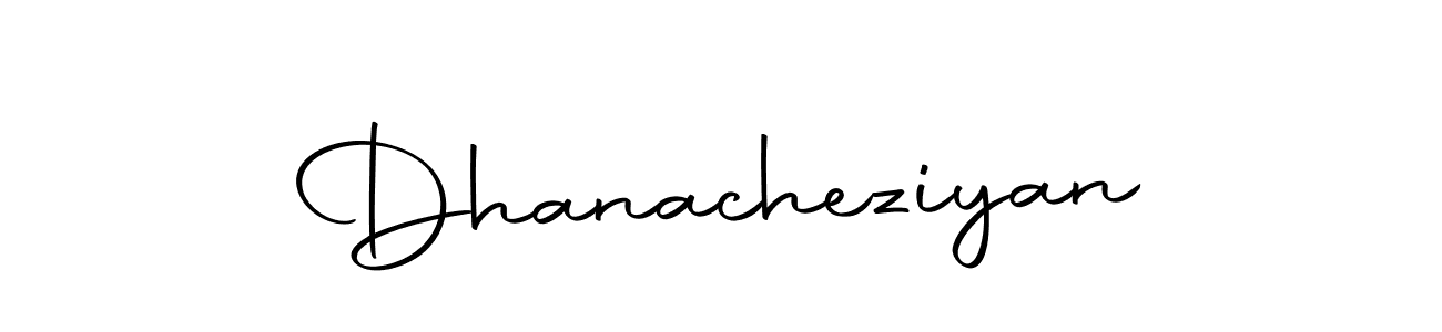 Also we have Dhanacheziyan name is the best signature style. Create professional handwritten signature collection using Autography-DOLnW autograph style. Dhanacheziyan signature style 10 images and pictures png