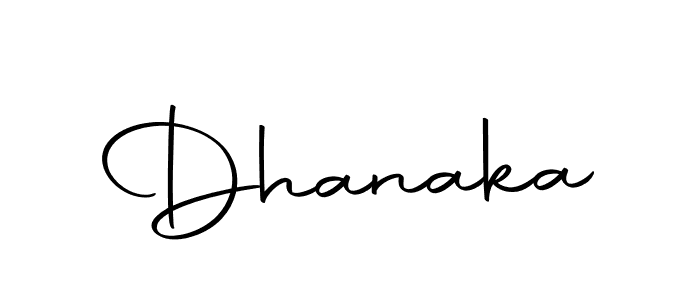 Use a signature maker to create a handwritten signature online. With this signature software, you can design (Autography-DOLnW) your own signature for name Dhanaka. Dhanaka signature style 10 images and pictures png