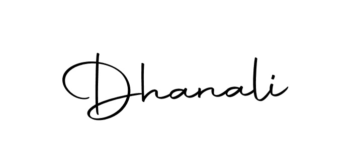Make a beautiful signature design for name Dhanali. With this signature (Autography-DOLnW) style, you can create a handwritten signature for free. Dhanali signature style 10 images and pictures png