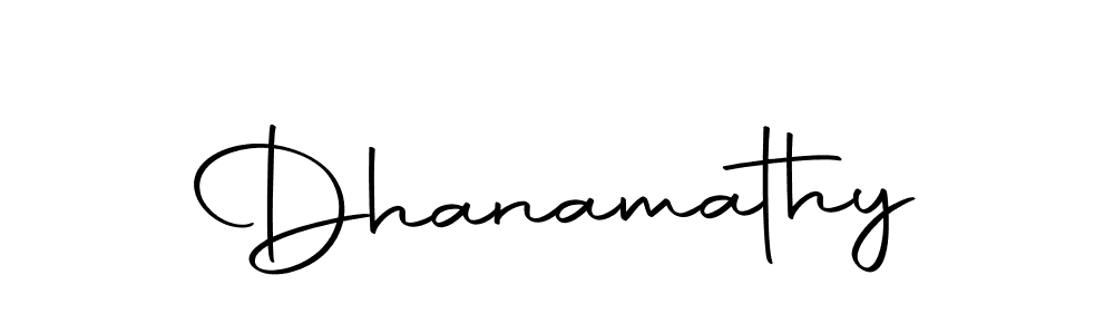 How to make Dhanamathy signature? Autography-DOLnW is a professional autograph style. Create handwritten signature for Dhanamathy name. Dhanamathy signature style 10 images and pictures png