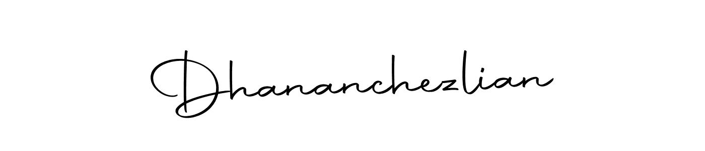 You can use this online signature creator to create a handwritten signature for the name Dhananchezlian. This is the best online autograph maker. Dhananchezlian signature style 10 images and pictures png