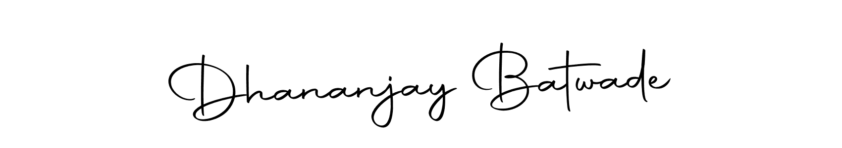 Make a beautiful signature design for name Dhananjay Batwade. With this signature (Autography-DOLnW) style, you can create a handwritten signature for free. Dhananjay Batwade signature style 10 images and pictures png