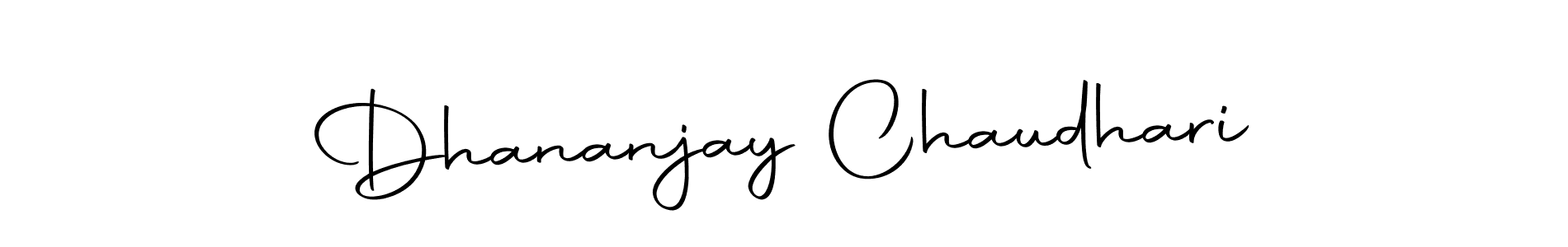 How to make Dhananjay Chaudhari signature? Autography-DOLnW is a professional autograph style. Create handwritten signature for Dhananjay Chaudhari name. Dhananjay Chaudhari signature style 10 images and pictures png