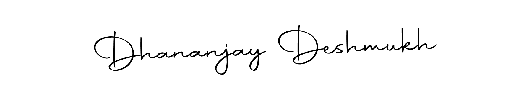Use a signature maker to create a handwritten signature online. With this signature software, you can design (Autography-DOLnW) your own signature for name Dhananjay Deshmukh. Dhananjay Deshmukh signature style 10 images and pictures png