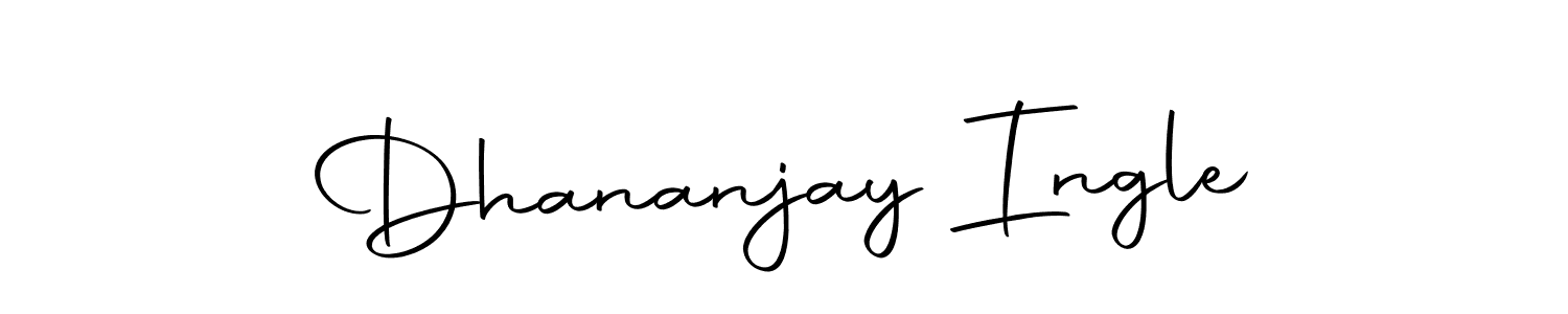 Design your own signature with our free online signature maker. With this signature software, you can create a handwritten (Autography-DOLnW) signature for name Dhananjay Ingle. Dhananjay Ingle signature style 10 images and pictures png