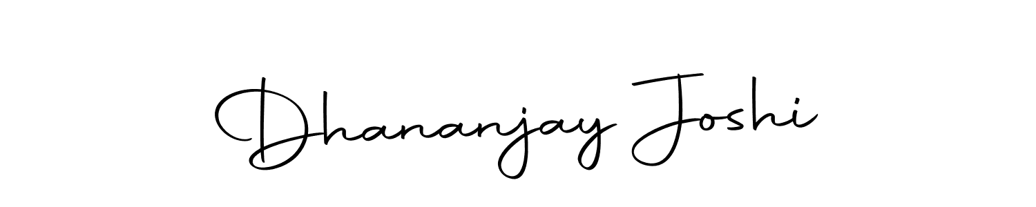Make a beautiful signature design for name Dhananjay Joshi. With this signature (Autography-DOLnW) style, you can create a handwritten signature for free. Dhananjay Joshi signature style 10 images and pictures png