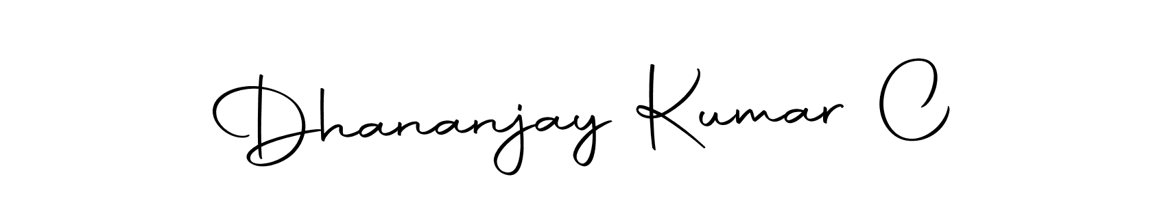 Make a beautiful signature design for name Dhananjay Kumar C. With this signature (Autography-DOLnW) style, you can create a handwritten signature for free. Dhananjay Kumar C signature style 10 images and pictures png