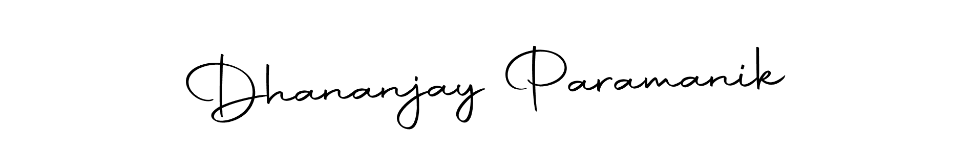 Use a signature maker to create a handwritten signature online. With this signature software, you can design (Autography-DOLnW) your own signature for name Dhananjay Paramanik. Dhananjay Paramanik signature style 10 images and pictures png