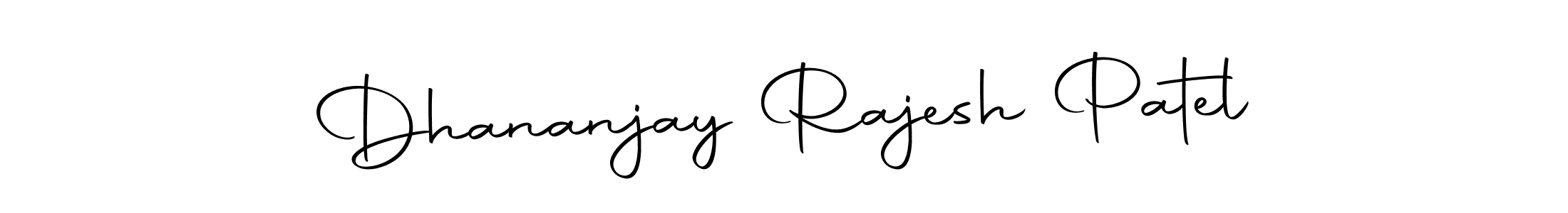 Also we have Dhananjay Rajesh Patel name is the best signature style. Create professional handwritten signature collection using Autography-DOLnW autograph style. Dhananjay Rajesh Patel signature style 10 images and pictures png