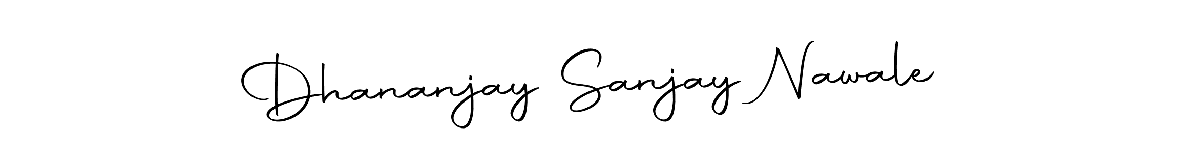 Design your own signature with our free online signature maker. With this signature software, you can create a handwritten (Autography-DOLnW) signature for name Dhananjay Sanjay Nawale. Dhananjay Sanjay Nawale signature style 10 images and pictures png