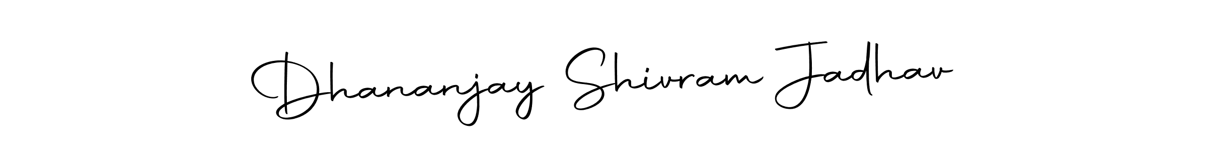 Make a beautiful signature design for name Dhananjay Shivram Jadhav. With this signature (Autography-DOLnW) style, you can create a handwritten signature for free. Dhananjay Shivram Jadhav signature style 10 images and pictures png