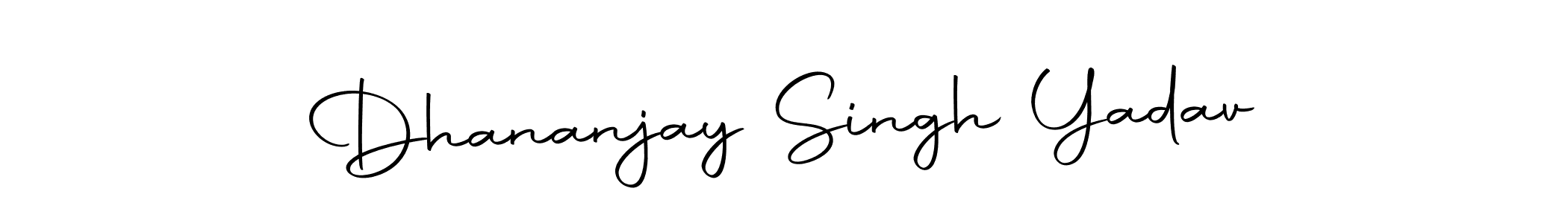 Use a signature maker to create a handwritten signature online. With this signature software, you can design (Autography-DOLnW) your own signature for name Dhananjay Singh Yadav. Dhananjay Singh Yadav signature style 10 images and pictures png