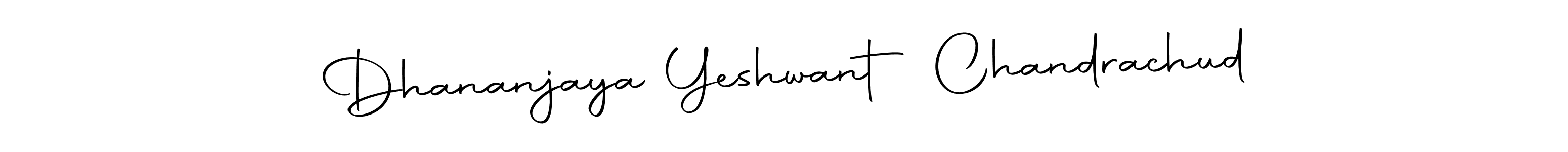 Make a beautiful signature design for name Dhananjaya Yeshwant Chandrachud. With this signature (Autography-DOLnW) style, you can create a handwritten signature for free. Dhananjaya Yeshwant Chandrachud signature style 10 images and pictures png