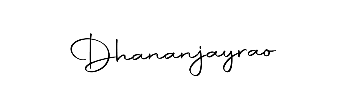 Also we have Dhananjayrao name is the best signature style. Create professional handwritten signature collection using Autography-DOLnW autograph style. Dhananjayrao signature style 10 images and pictures png