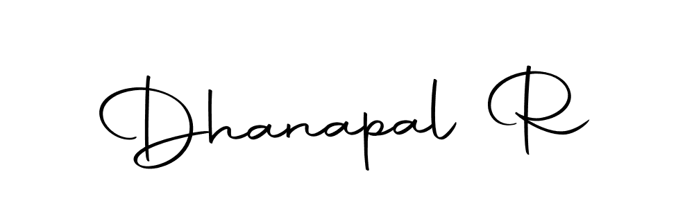 Make a beautiful signature design for name Dhanapal R. Use this online signature maker to create a handwritten signature for free. Dhanapal R signature style 10 images and pictures png