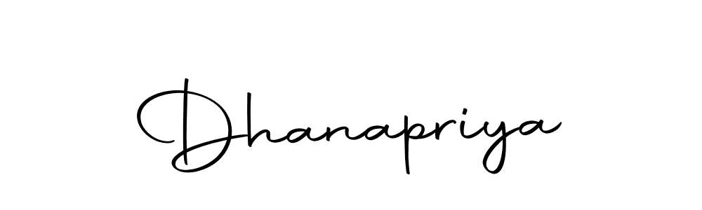 Make a beautiful signature design for name Dhanapriya. With this signature (Autography-DOLnW) style, you can create a handwritten signature for free. Dhanapriya signature style 10 images and pictures png