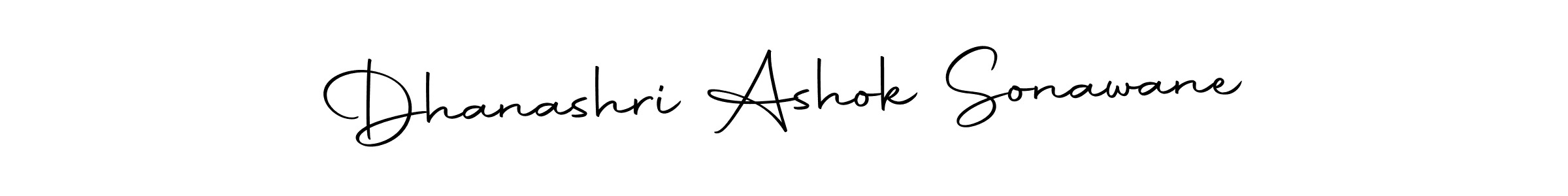 Design your own signature with our free online signature maker. With this signature software, you can create a handwritten (Autography-DOLnW) signature for name Dhanashri Ashok Sonawane. Dhanashri Ashok Sonawane signature style 10 images and pictures png