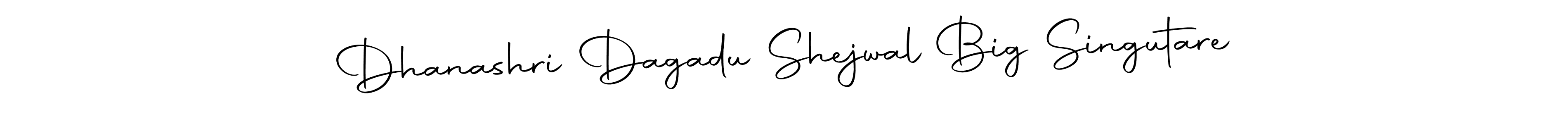 Use a signature maker to create a handwritten signature online. With this signature software, you can design (Autography-DOLnW) your own signature for name Dhanashri Dagadu Shejwal Big Singutare. Dhanashri Dagadu Shejwal Big Singutare signature style 10 images and pictures png
