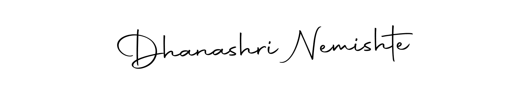Make a beautiful signature design for name Dhanashri Nemishte. Use this online signature maker to create a handwritten signature for free. Dhanashri Nemishte signature style 10 images and pictures png