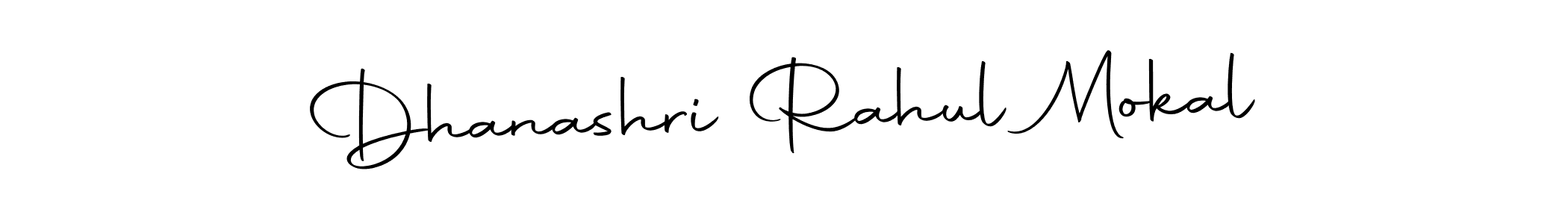 if you are searching for the best signature style for your name Dhanashri Rahul Mokal. so please give up your signature search. here we have designed multiple signature styles  using Autography-DOLnW. Dhanashri Rahul Mokal signature style 10 images and pictures png