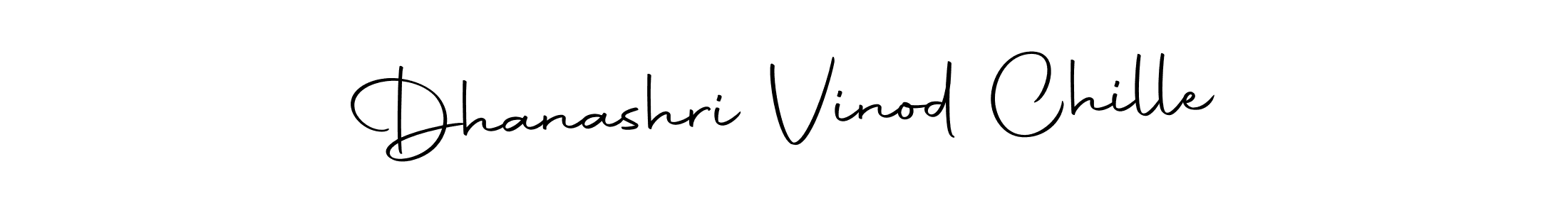 Use a signature maker to create a handwritten signature online. With this signature software, you can design (Autography-DOLnW) your own signature for name Dhanashri Vinod Chille. Dhanashri Vinod Chille signature style 10 images and pictures png