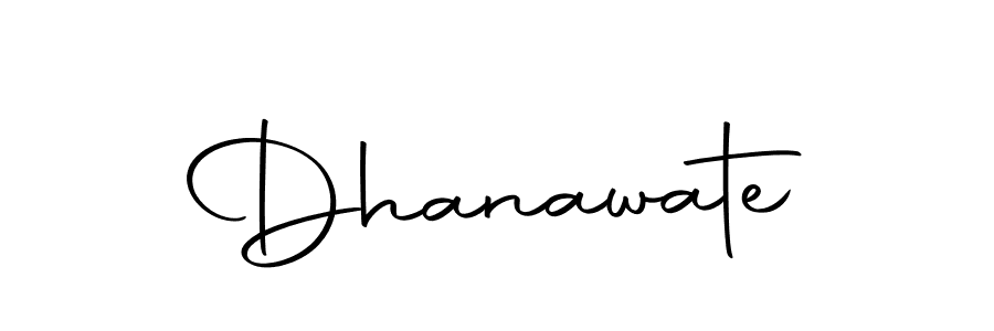 Use a signature maker to create a handwritten signature online. With this signature software, you can design (Autography-DOLnW) your own signature for name Dhanawate. Dhanawate signature style 10 images and pictures png