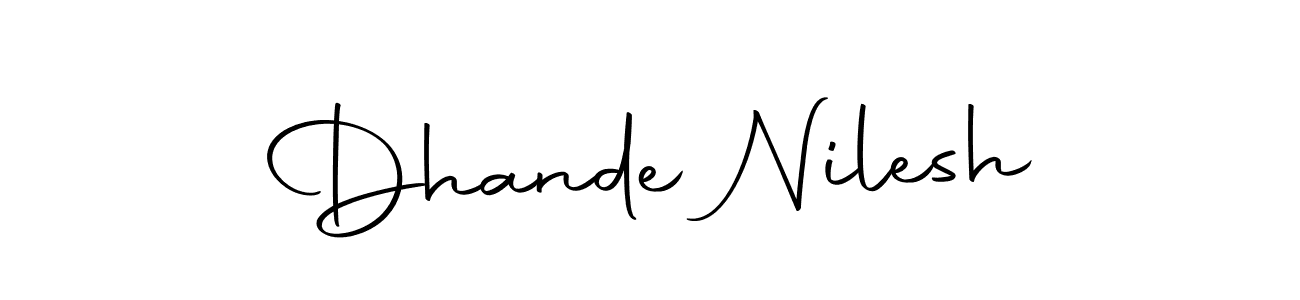 This is the best signature style for the Dhande Nilesh name. Also you like these signature font (Autography-DOLnW). Mix name signature. Dhande Nilesh signature style 10 images and pictures png