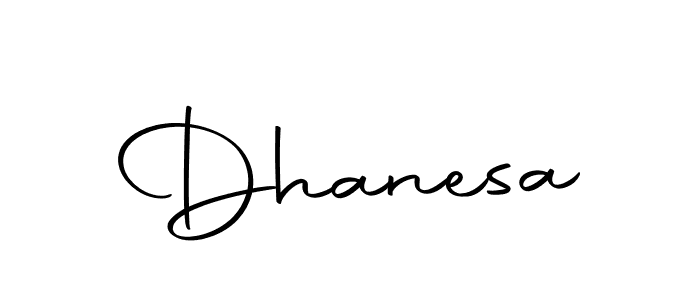 Design your own signature with our free online signature maker. With this signature software, you can create a handwritten (Autography-DOLnW) signature for name Dhanesa. Dhanesa signature style 10 images and pictures png