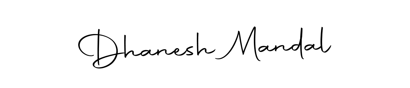 How to make Dhanesh Mandal name signature. Use Autography-DOLnW style for creating short signs online. This is the latest handwritten sign. Dhanesh Mandal signature style 10 images and pictures png