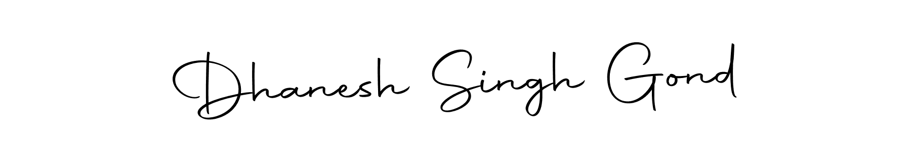 Also we have Dhanesh Singh Gond name is the best signature style. Create professional handwritten signature collection using Autography-DOLnW autograph style. Dhanesh Singh Gond signature style 10 images and pictures png