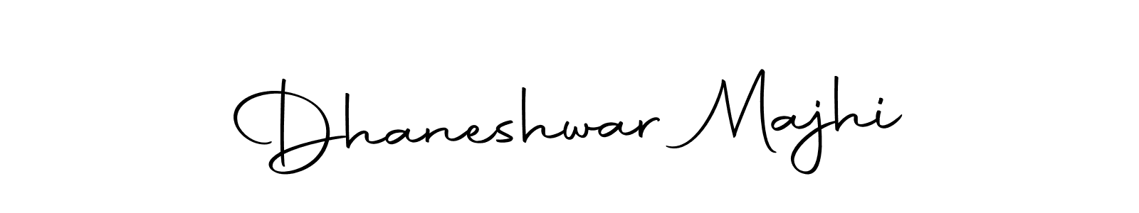 Design your own signature with our free online signature maker. With this signature software, you can create a handwritten (Autography-DOLnW) signature for name Dhaneshwar Majhi. Dhaneshwar Majhi signature style 10 images and pictures png