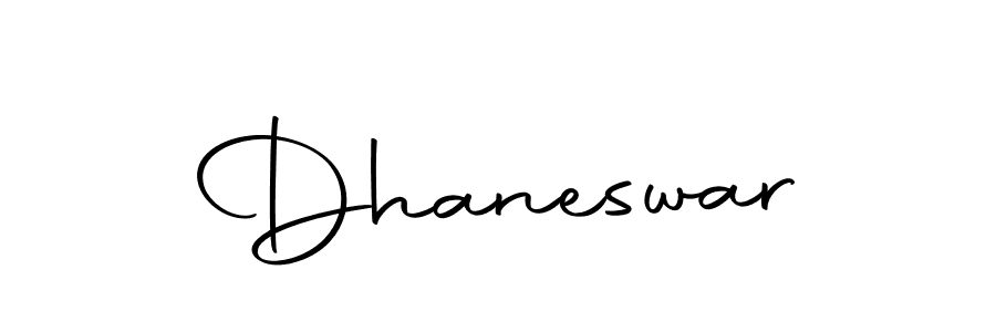 Create a beautiful signature design for name Dhaneswar. With this signature (Autography-DOLnW) fonts, you can make a handwritten signature for free. Dhaneswar signature style 10 images and pictures png