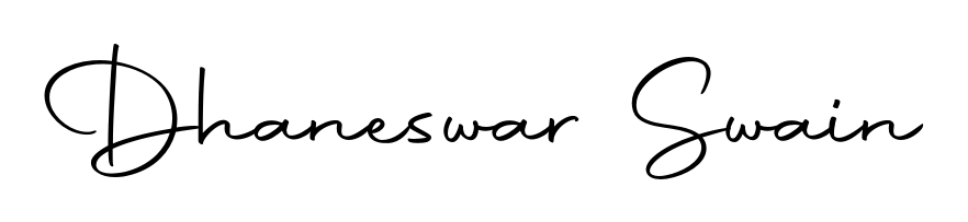A timeless handwritten aesthetic for Dhaneswar Swain. The Autography-DOLnW font gives your signature a handcrafted feel with natural curves. Dhaneswar Swain signature style 10 images and pictures png