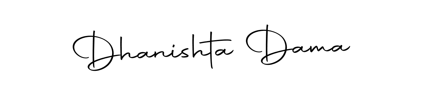 You should practise on your own different ways (Autography-DOLnW) to write your name (Dhanishta Dama) in signature. don't let someone else do it for you. Dhanishta Dama signature style 10 images and pictures png