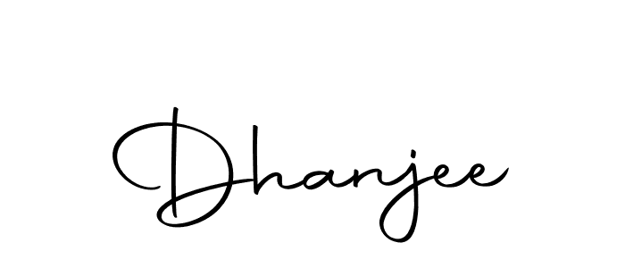 Make a beautiful signature design for name Dhanjee. With this signature (Autography-DOLnW) style, you can create a handwritten signature for free. Dhanjee signature style 10 images and pictures png