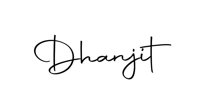 Dhanjit stylish signature style. Best Handwritten Sign (Autography-DOLnW) for my name. Handwritten Signature Collection Ideas for my name Dhanjit. Dhanjit signature style 10 images and pictures png