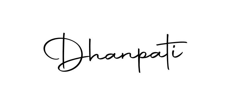 Make a beautiful signature design for name Dhanpati. With this signature (Autography-DOLnW) style, you can create a handwritten signature for free. Dhanpati signature style 10 images and pictures png