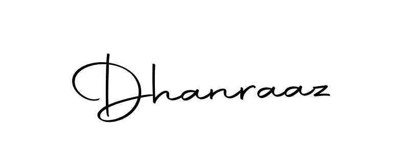 Design your own signature with our free online signature maker. With this signature software, you can create a handwritten (Autography-DOLnW) signature for name Dhanraaz. Dhanraaz signature style 10 images and pictures png