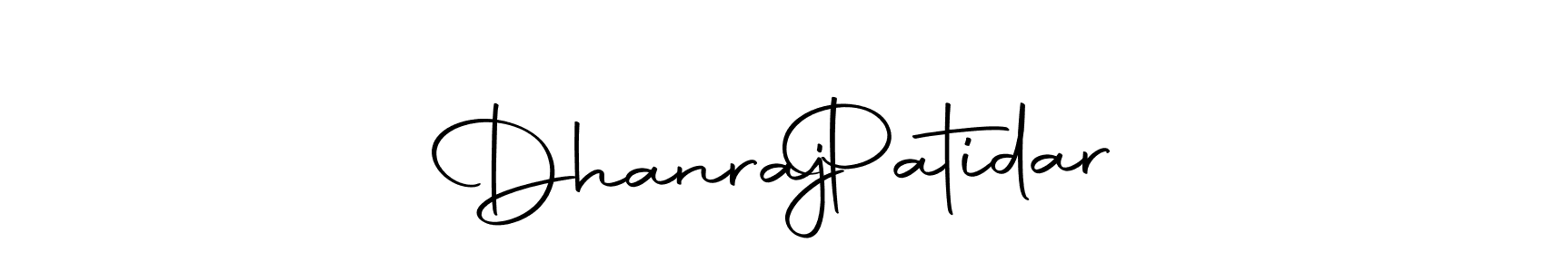 Also we have Dhanraj   Patidar name is the best signature style. Create professional handwritten signature collection using Autography-DOLnW autograph style. Dhanraj   Patidar signature style 10 images and pictures png