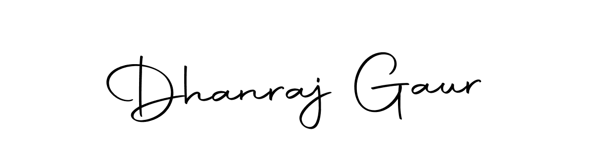 Here are the top 10 professional signature styles for the name Dhanraj Gaur. These are the best autograph styles you can use for your name. Dhanraj Gaur signature style 10 images and pictures png