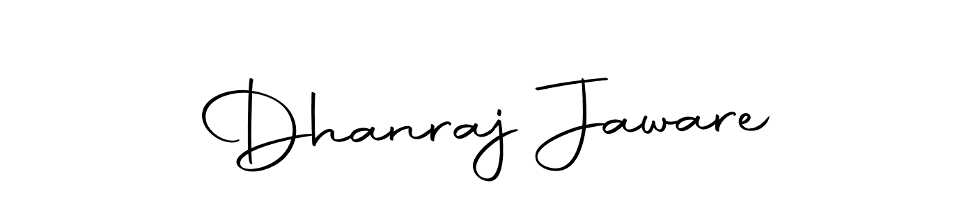 Design your own signature with our free online signature maker. With this signature software, you can create a handwritten (Autography-DOLnW) signature for name Dhanraj Jaware. Dhanraj Jaware signature style 10 images and pictures png