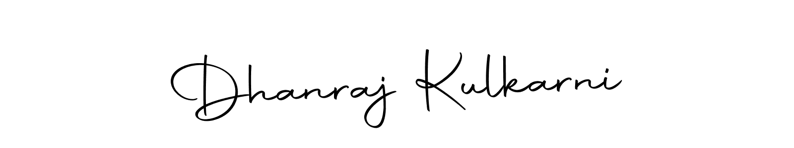 Make a beautiful signature design for name Dhanraj Kulkarni. Use this online signature maker to create a handwritten signature for free. Dhanraj Kulkarni signature style 10 images and pictures png